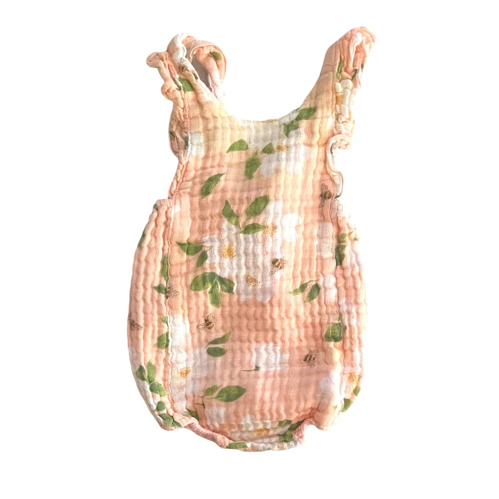One-Piece Baby Girl Floral Outfit